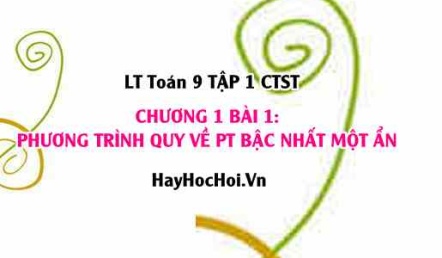 Hướng Dẫn Giải Phương Trình Quy Về Bậc Nhất Một Ẩn - Toán 9 Chân trời tập 1 Chương 1 bài 1
